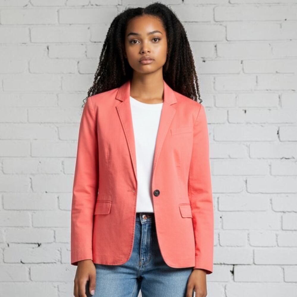 A.L.C. “Donovan” Linen Blend Blazer Sz. 6-Salmon